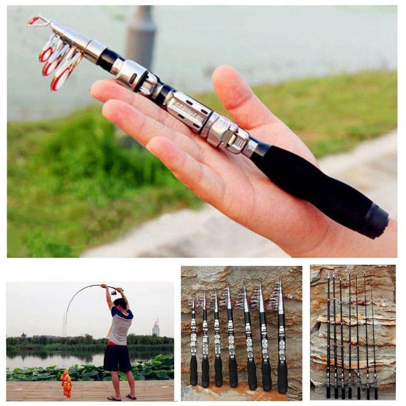 Fishing Rod Casting - 1.0m Super Hard Mini Telescopic Fishing