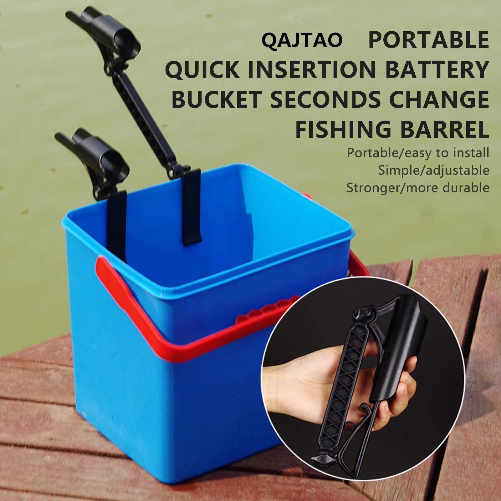 QAJTAO 10-25cm fishing rod rac - Fishing Rod Rack review and price