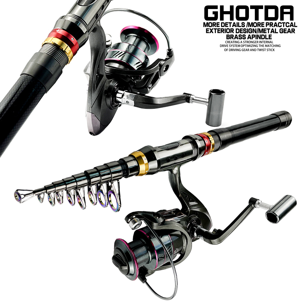 1.8-3.6m Carbon Fiber Spinning - Fishing Rod Surf review and price