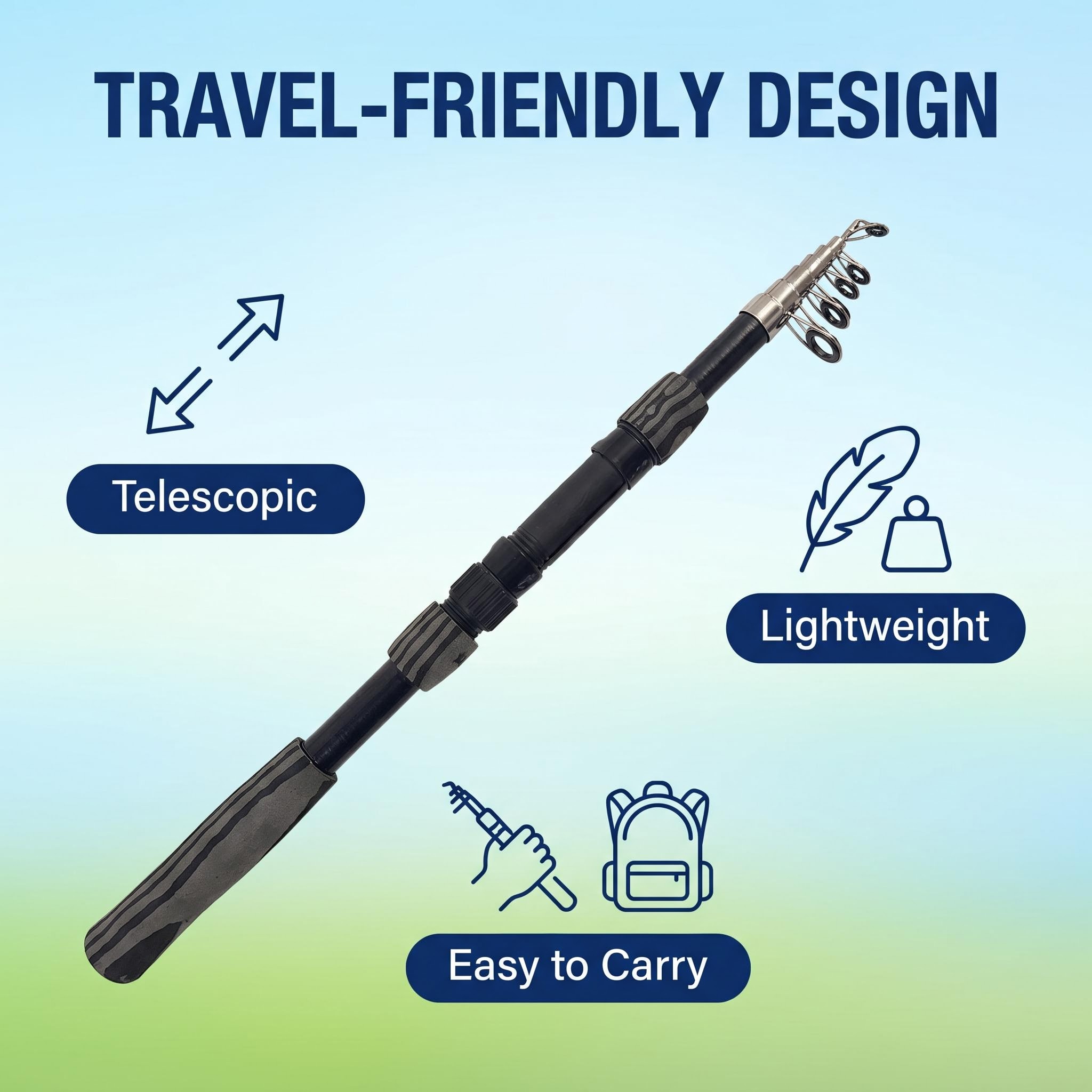 Portable Telescopic Fishing Ro - Fishing Rod Combo review and price