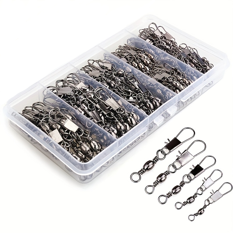 50/200pcs Barrel Snap Swivel F - Fishing Rod Building Kit review and price